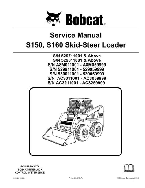 2007 bobcat s150 skid steer|bobcat s150 manual.